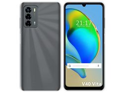Funda Silicona Gel TPU Transparente para ZTE Blade V40 Vita