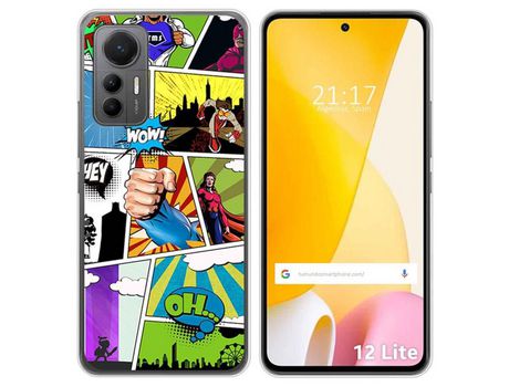 Funda Silicona para Xiaomi 12 Lite 5G diseño Comic Dibujos