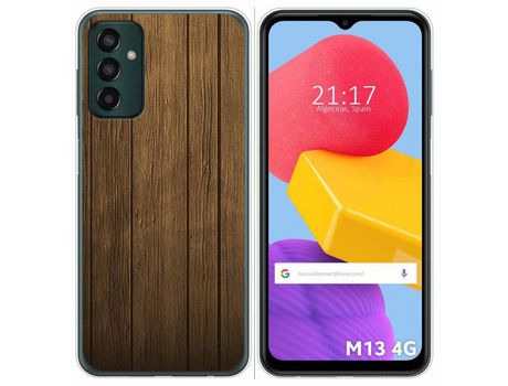 Funda Silicona para Samsung Galaxy M13 4G diseño Madera Dibujos