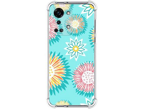 Funda Silicona Antigolpes para OnePlus Nord 2T 5G diseño Flores 05 Dibujos