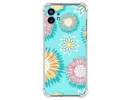 Funda Silicona Antigolpes para Nothing Phone 1 diseño Flores 05 Dibujos