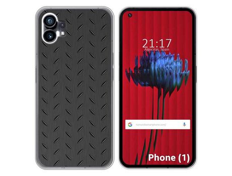 Funda Silicona para Nothing Phone 1 diseño Metal Dibujos