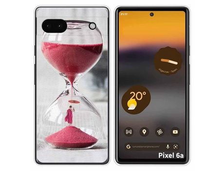 Funda Silicona para Google Pixel 6A diseño Reloj Dibujos