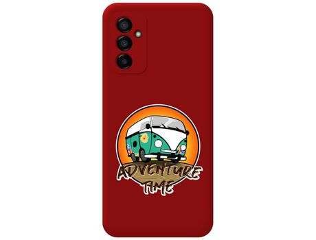 Funda Silicona Líquida Roja para Samsung Galaxy M13 4G diseño Adventure Time Dibujos