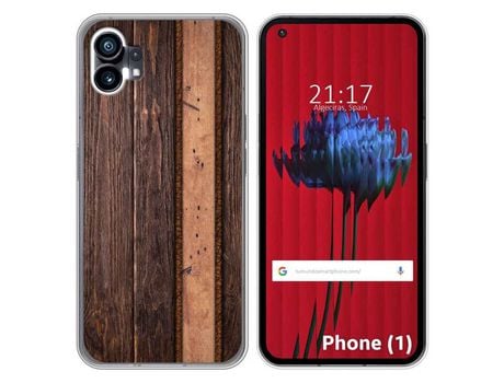 Funda Silicona para Nothing Phone 1 diseño Madera 05 Dibujos