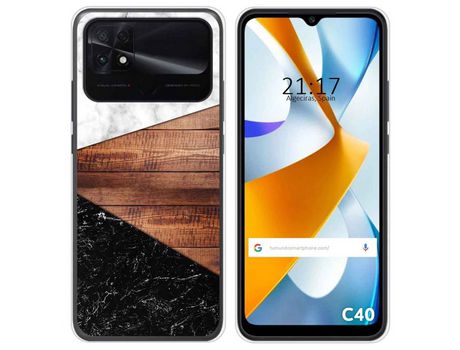 Funda Silicona para Xiaomi POCO C40 diseño Mármol 11 Dibujos