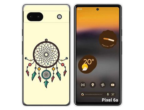 Funda Silicona para Google Pixel 6A diseño Atrapasueños Dibujos