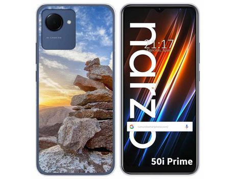 Funda Silicona para Realme Narzo 50i Prime diseño Sunset Dibujos