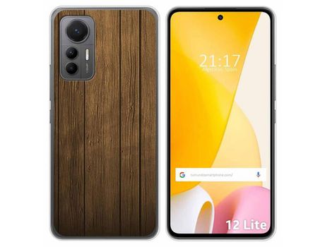 Funda Silicona para Xiaomi 12 Lite 5G diseño Madera Dibujos
