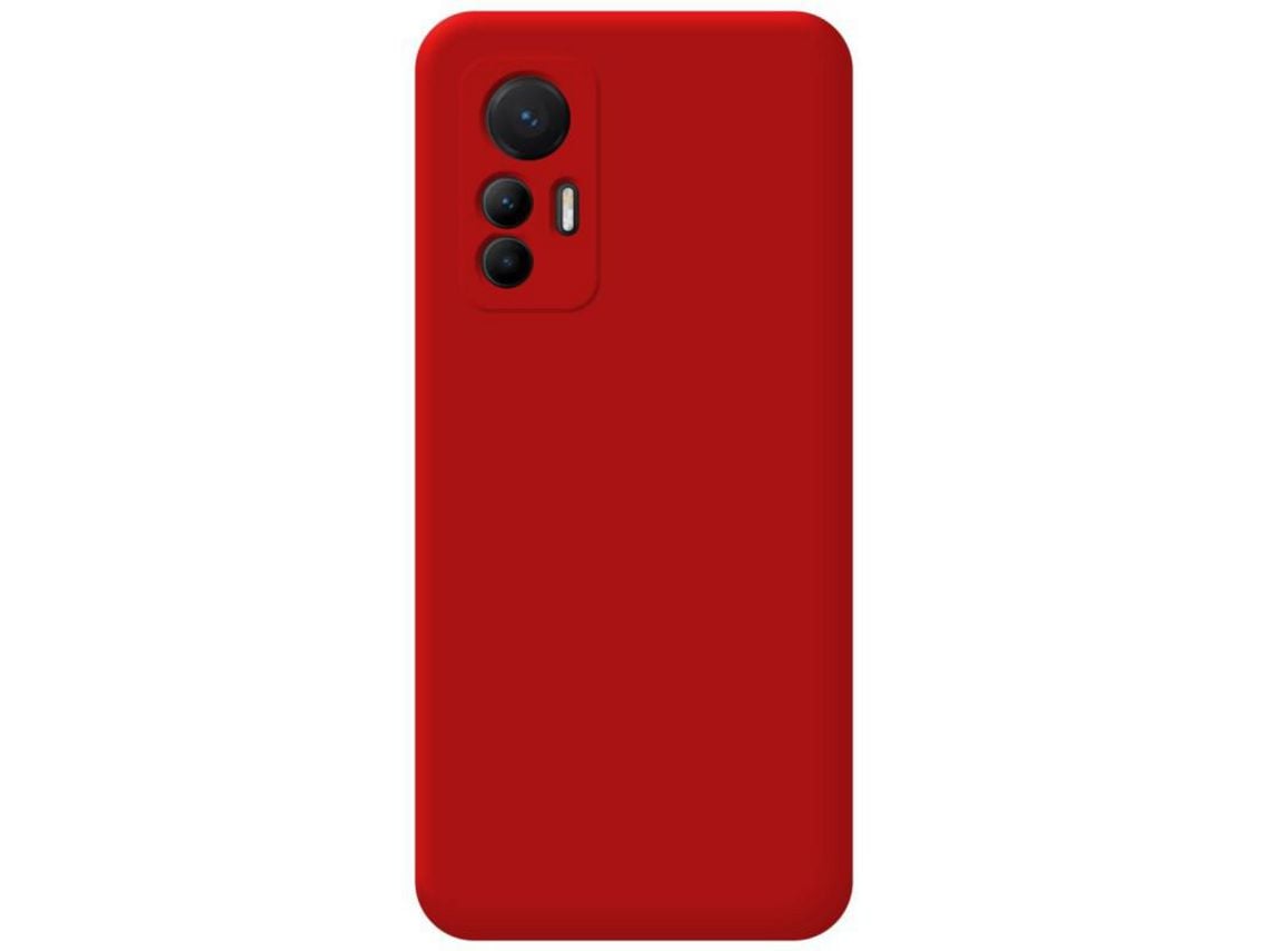 Funda Silicona Líquida Ultra Suave para Xiaomi 12 Lite 5G color Roja