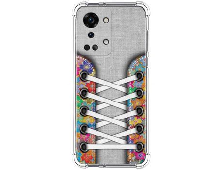 Funda Silicona Antigolpes para OnePlus Nord 2T 5G diseño Zapatillas 04 Dibujos