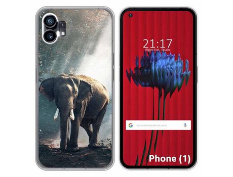 Funda Silicona para Nothing Phone 1 diseño Elefante Dibujos