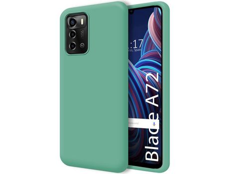 Funda Silicona Líquida Ultra Suave para ZTE Blade A72 color Verde