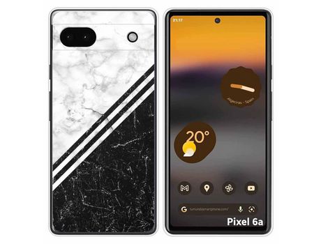 Funda Silicona para Google Pixel 6A diseño Mármol 01 Dibujos