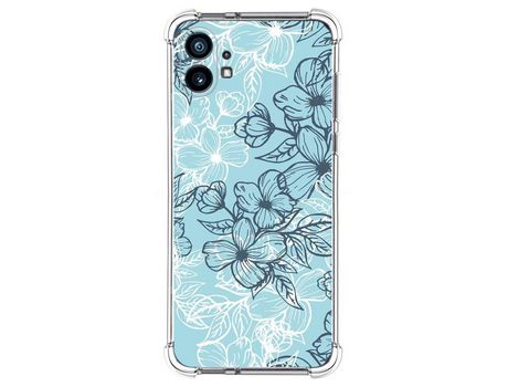 Funda Silicona Antigolpes para Nothing Phone 1 diseño Flores 03 Dibujos