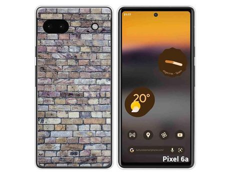 Funda Silicona para Google Pixel 6A diseño Ladrillo 02 Dibujos