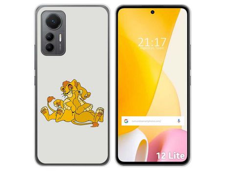 Funda Silicona para Xiaomi 12 Lite 5G diseño Leones Dibujos
