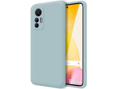 Funda Silicona Líquida Ultra Suave para Xiaomi 12 Lite 5G color Azul