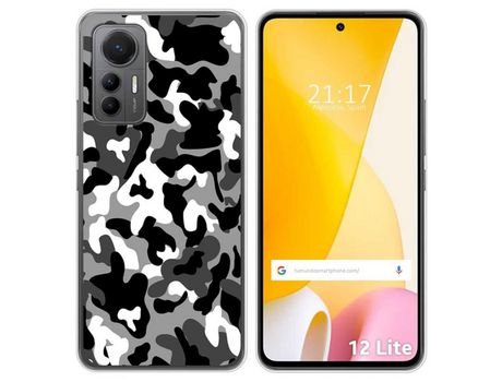 Funda Silicona para Xiaomi 12 Lite 5G diseño Snow Camuflaje Dibujos