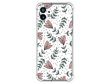 Funda Silicona Antigolpes para Nothing Phone 1 diseño Flores 01 Dibujos