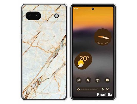 Funda Silicona para Google Pixel 6A diseño Mármol 13 Dibujos