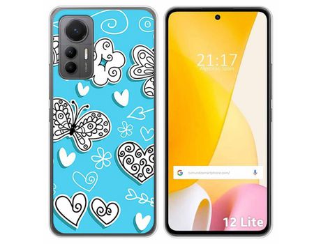 Funda Silicona para Xiaomi 12 Lite 5G diseño Mariposas Dibujos