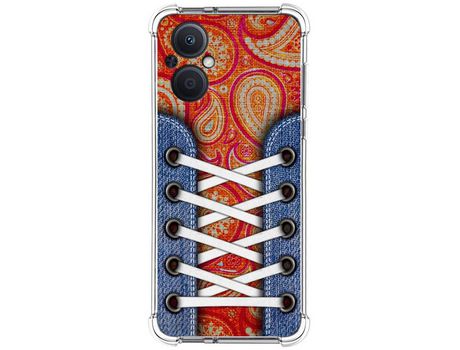 Funda Silicona Antigolpes para Oppo Reno 8 Lite 5G diseño Zapatillas 10 Dibujos