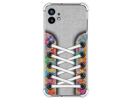 Funda Silicona Antigolpes para Nothing Phone 1 diseño Zapatillas 04 Dibujos