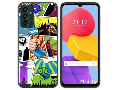 Funda Silicona para Samsung Galaxy M13 4G diseño Comic Dibujos