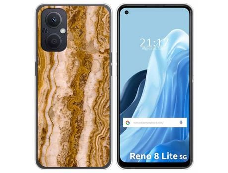 Funda Silicona para Oppo Reno 8 Lite 5G diseño Mármol 10 Dibujos