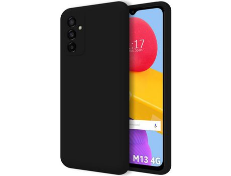 Funda Silicona Líquida Ultra Suave para Samsung Galaxy M13 4G Color Negra