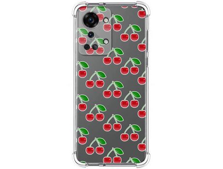 Funda Silicona Antigolpes para OnePlus Nord 2T 5G diseño Cerezas Dibujos