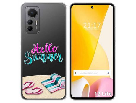 Funda Silicona Transparente para Xiaomi 12 Lite 5G diseño Summer Dibujos