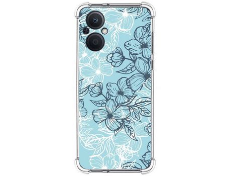 Funda Silicona Antigolpes para Oppo Reno 8 Lite 5G diseño Flores 03 Dibujos