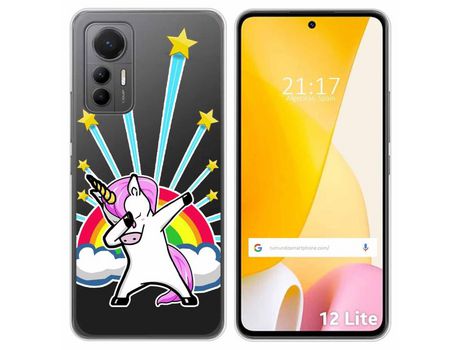 Funda Silicona Transparente para Xiaomi 12 Lite 5G diseño Unicornio Dibujos