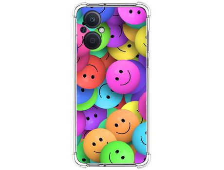 Funda Silicona Antigolpes para Oppo Reno 8 Lite 5G diseño Smile Dibujos