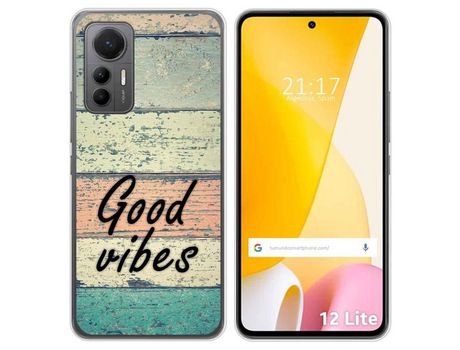 Funda Silicona para Xiaomi 12 Lite 5G diseño Madera 01 Dibujos