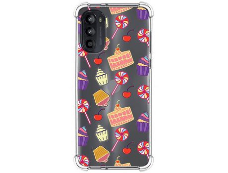 Funda Silicona Antigolpes para Motorola Moto G52 4G diseño Dulces 01 Dibujos