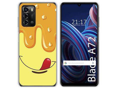Funda Silicona para ZTE Blade A72 diseño Helado Vainilla Dibujos
