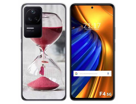Funda Silicona para Xiaomi Poco F4 5G diseño Reloj Dibujos