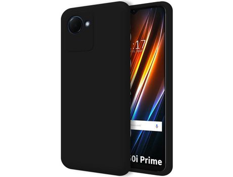 Funda Silicona Líquida Ultra Suave para Realme Narzo 50i Prime Color Negra
