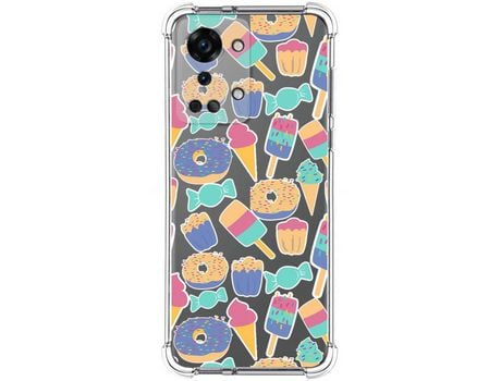 Funda Silicona Antigolpes para OnePlus Nord 2T 5G diseño Dulces 02 Dibujos
