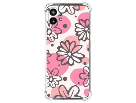 Funda Silicona Antigolpes para Nothing Phone 1 diseño Flores 09 Dibujos