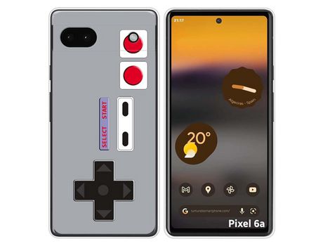 Funda Silicona para Google Pixel 6A diseño Consola Dibujos