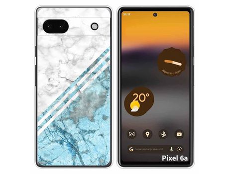 Funda Silicona para Google Pixel 6A diseño Mármol 02 Dibujos