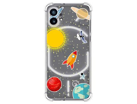 Funda Silicona Antigolpes para Nothing Phone 1 diseño Espacio Dibujos
