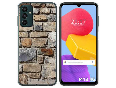Funda Silicona para Samsung Galaxy M13 4G diseño Ladrillo 03 Dibujos