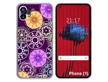 Funda Silicona para Nothing Phone 1 diseño Radial Dibujos