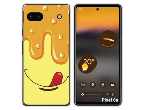Funda Silicona para Google Pixel 6A diseño Helado Vainilla Dibujos