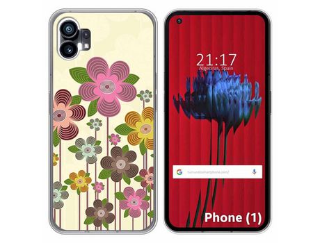 Funda Silicona para Nothing Phone 1 diseño Primavera En Flor Dibujos
